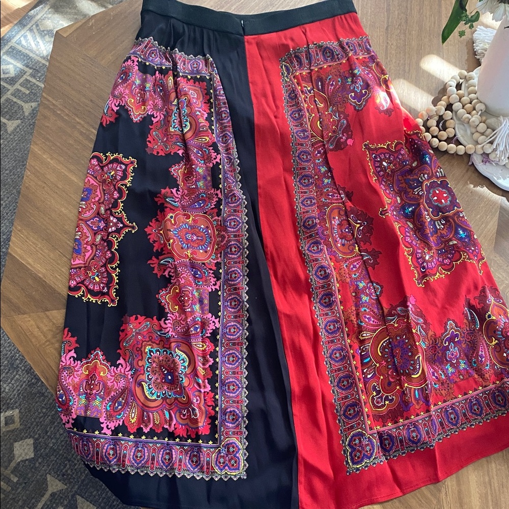 Per se  paisley skirt  clrb - Picture 4 of 7